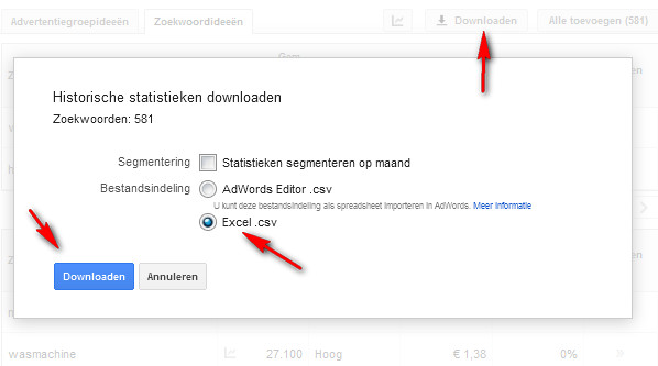 iPower nv - Hoger in Google - Zoekwoordenplanner - downloaden