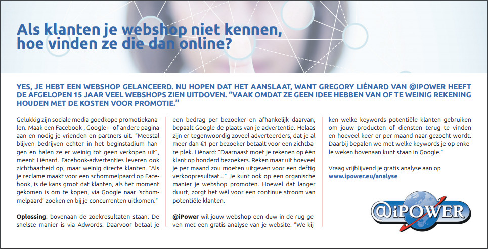 Artikel iPower nv - Fokus e-Commerce - 12-2015